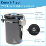 Airtight Coffee Canister with Date Tracker & Scoop