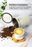Airtight Coffee Canister with Date Tracker and Scoop