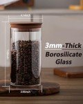 Airtight Coffee Canisters with Scoop - Set of 2