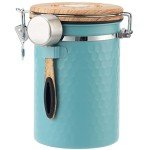 TEDSWAIT Airtight Stainless Steel Coffee Canister