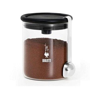 Bialetti Glass Coffee Jar - 250g Aroma Preserver