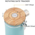 TEDSWAIT Airtight Stainless Steel Coffee Canister