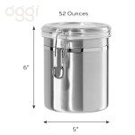 Stainless Steel Airtight Coffee Canister 47oz