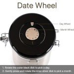 Airtight Stainless Steel Coffee Canister with Scoop