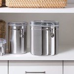Stainless Steel Airtight Coffee Canister 47oz