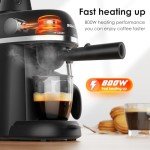 SOWTECH 3.5 Bar Espresso Cappuccino Machine with Frother