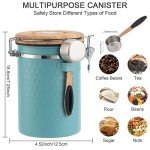TEDSWAIT Airtight Stainless Steel Coffee Canister