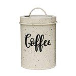 Amici Home Maddox Speckled Cream Coffee Canister