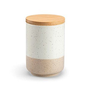 Airtight 18 Oz Ceramic Coffee Canister Set