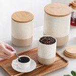 Airtight 18 Oz Ceramic Coffee Canister Set