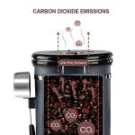 Airtight 1800ML Coffee Canister with Date Tracker