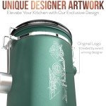 CafetastiQ Extra Large Airtight Coffee Canister