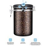 JENNIMER Large Stainless Steel Coffee Canister