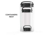 Prepara Evak Compact 24oz Glass Food Storage