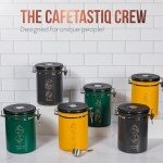 CafetastiQ Extra Large Airtight Coffee Canister