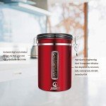 JENNIMER Large Stainless Steel Coffee Canister