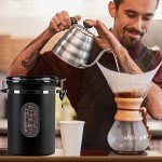 Airtight 1800ML Coffee Canister with Date Tracker