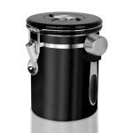 Airtight Coffee Canister with Scoop and Tracker