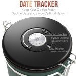 CafetastiQ Extra Large Airtight Coffee Canister
