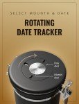Premium Airtight Coffee Canister with Date Tracker