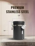 Premium Airtight Coffee Canister with Date Tracker