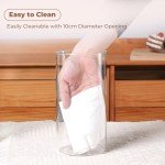 ComSaf Glass Coffee Canister Set with Scoop