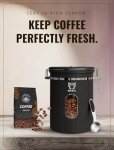 Premium Airtight Coffee Canister with Date Tracker