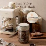 Airtight Coffee Bean Storage Canister with Tracker