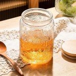 Vintage Airtight Glass Storage Jar for Coffee & Tea