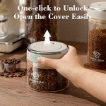 Airtight Coffee Bean Storage Canister with Tracker