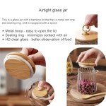 Airtight Glass Coffee Canister with Spoon