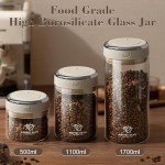 Airtight Coffee Bean Storage Canister with Tracker