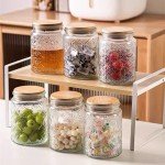 Vintage Airtight Glass Storage Jar for Coffee & Tea