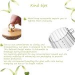 Airtight Glass Coffee Canister with Spoon