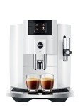 Jura E8 Automatic Espresso Machine Bundle - White