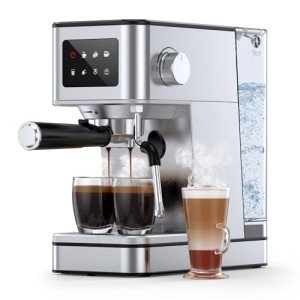 Compact 20 Bar Espresso Machine with Milk Frother