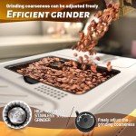 Programmable Espresso Machine with Built-In Grinder