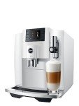 Jura E8 Automatic Espresso Machine Bundle - White