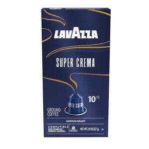 Lavazza Super Crema Nespresso-Compatible Capsules, Medium Roast