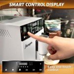 Programmable Espresso Machine with Built-In Grinder