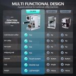Compact 20 Bar Espresso Machine with Milk Frother
