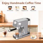 YASHE 20 Bar Espresso Maker with Milk Frother