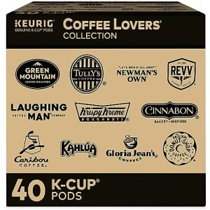 Keurig Coffee Sampler Pack, 40 K-Cup Pods