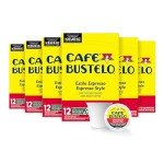 Café Bustelo Espresso Dark Roast K-Cup Pods, 72 Count
