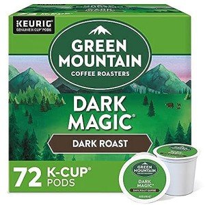Green Mountain Dark Magic Keurig Coffee Pods, 72 Count
