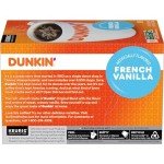 Dunkin' French Vanilla Coffee K-Cup Pods, 60 Count