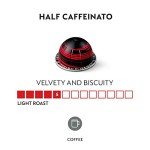 Nespresso Vertuo Half Caffeinato Coffee Pods, 30-Count