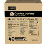 Keurig Coffee Sampler Pack, 40 K-Cup Pods
