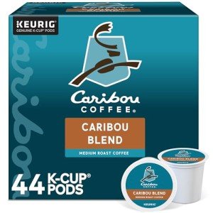 Caribou Blend Medium Roast K-Cup Pods - 44 Count