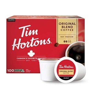 Tim Hortons Medium Roast Coffee K-Cup Pods, 100ct